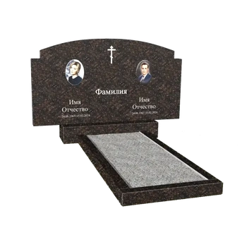 Памятники на двоих 1200X600X60 мм DW6
