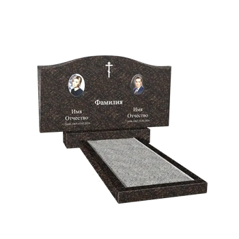 Памятники на двоих 1200X600X60 мм DW4